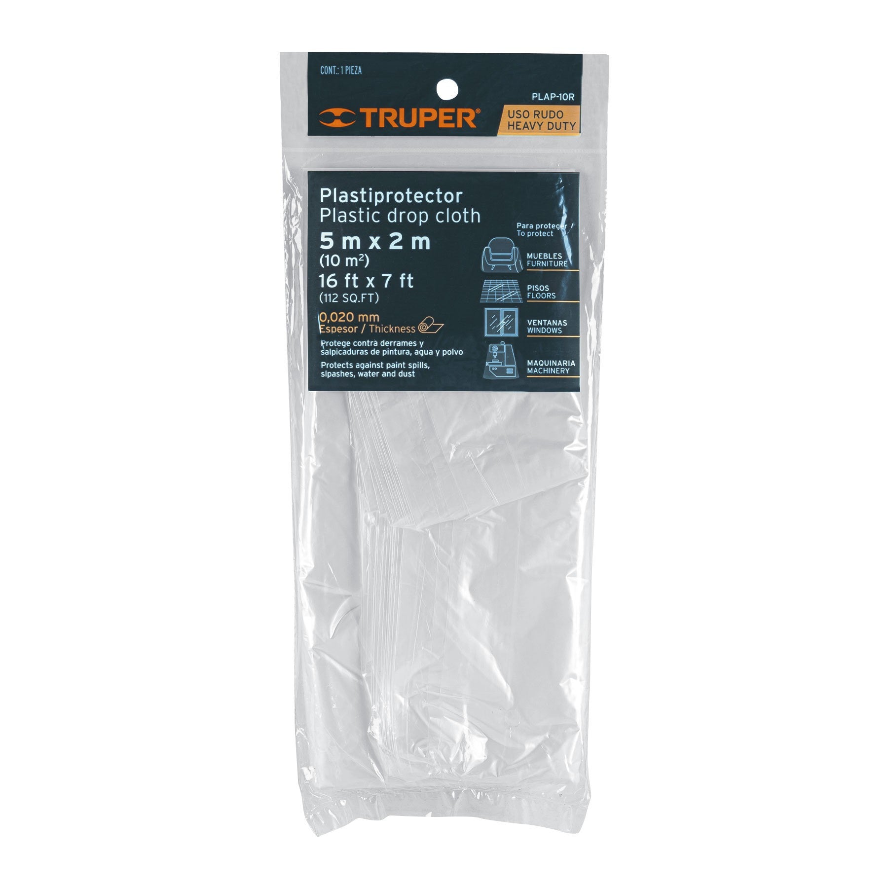 Plástico Protector 15mts²